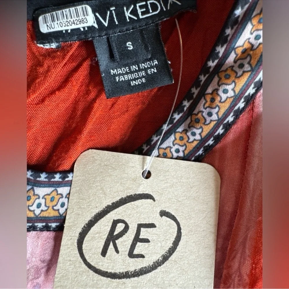 ANTHROPOLOGIE TANVI KEDIA Agatha Tunic/Mini Dress, Size S. - Picture 8 of 12